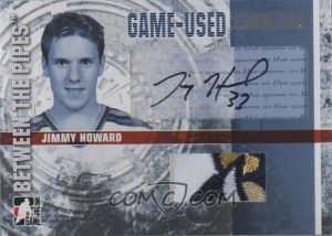 Game-Used Emblem Autograph Jimmy Howard