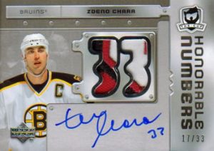 Honorable Numbers Zdeno Chara