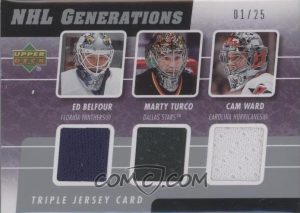 NHL Generations Triple Ed Belfour, Marty Turco, Cam Ward