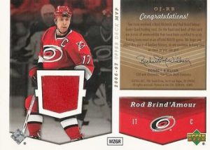 One on One Jerseys Back Rod Brind'Amour