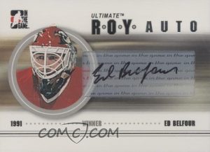 Rookie of the Year Auto Ed Belfour