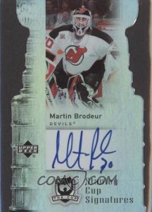 Stanley Cup Signatures Martin Brodeur