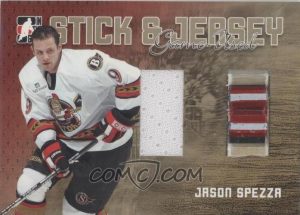 Stick and Jersey Gold Jason Spezza