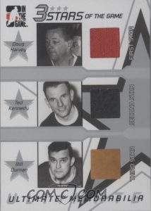 3 Stars of the Game Doug Harvey, Ted Kennedy, Bill Durnan
