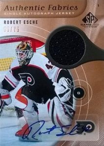 Authentic Fabrics Autographs Robert Esche