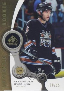 Authentic Rookies Gold Alex Ovechkin