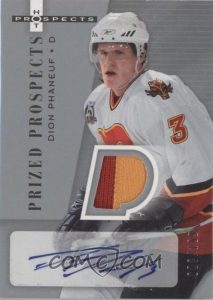 Autographed Prized Prospects Patch Dion Phaneuf
