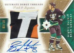 Debut Threads Patch Auto Ryan Getzlaf
