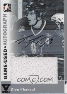 Game-Used Autograph Dion Phaneuf