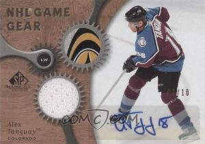 NHL Game Gear Auto Alex Tanguay