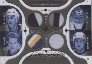 Quad Authentic Fabrics Patch Ryan Smith, Chris Pronger, Ty Conklin, Eric Brewer