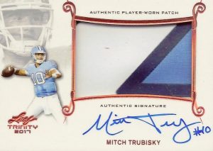 Signature Patch Mitch Trubisky