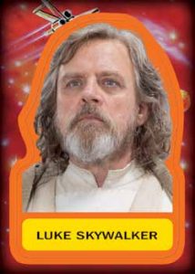 Character Retro Sticker Luke Skywalker