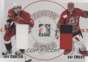 Prospect Combos Jeff Carter, Ray Emery