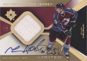 Ultimate Game Jerseys Limited Auto Milan Hejduk