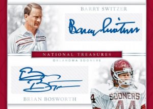 Dual Signatures Barry Switzer, Brian Bosworth