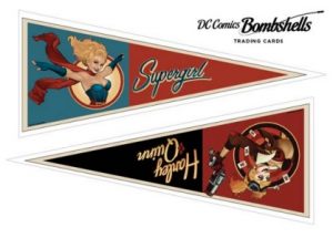 Pennant Stickers Supergirl, Harley Quinn