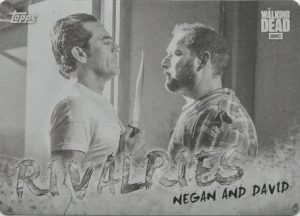 Rivalries Printing Plates Negan and David