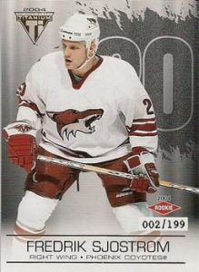 Rookies Jersey Number Parallel Fredrik Sjostrom