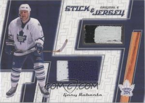 Stick and Jersey Gary Roberts Stick and Jersey Gary Roberts