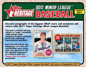 2017 Topps Heritage Minor League