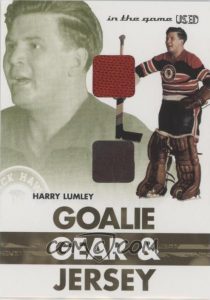 Goalie Gear & Jersey Harry Lumley