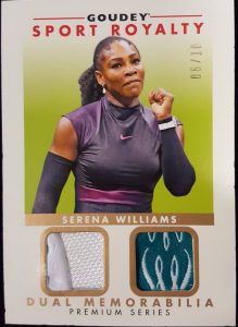 Goudey Sport Royalty Dual Mem Premium Serena Williams