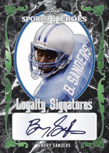 Loyalty Signatures Barry Sanders