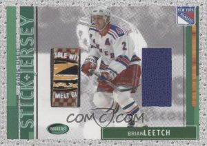 Stick and Jersey Brian Leetch