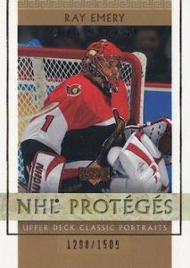 Classic Portraits NHL Proteges Ray Emery