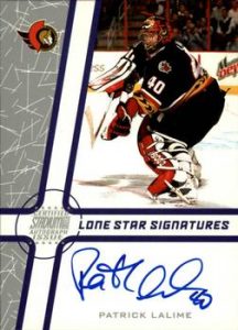 Lone Star Signatures Blue Patrick Lalime