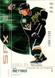 SPx Rookie Redemption Antti Miettinen