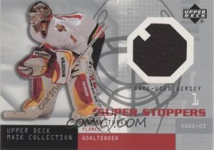 2002-03 UD Mask Collection #27 Ron Tugnutt/Marty Turco Dallas