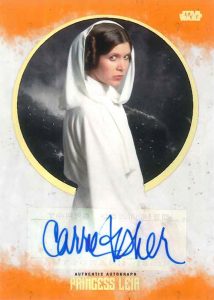 Autographs Carrie Fisher