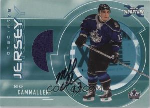 Game-Used Jersey Autographs Mike Cammalleri