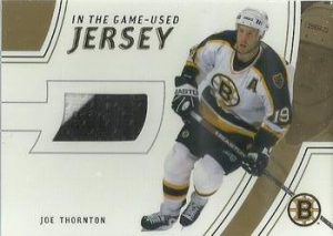 Game-Used Jersey Gold Joe Thornton