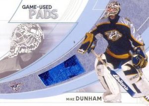 Game-Used Pads Mike Dunham