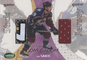 Game-Used Stick and Jersey Joe Sakic