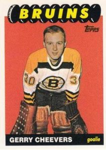 Rookie Reprints Gerry Cheevers