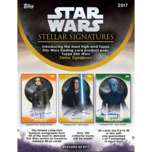 Star Wars Stellar Signatures Sell Sheet
