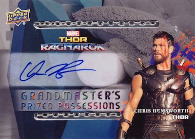 Grandmaster's Prized Possesions Autograph Chain Chris Hemsworth as Thor