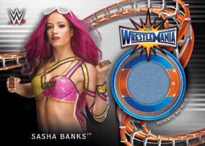 Wrestlemania 33 Mat Relics Sasha Banks