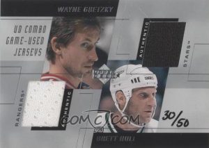 Dual Game-Used Jersey Brett Hull, Wayne Gretzky