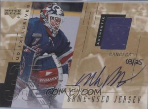 Game Jersey Auto Exclusive Mike Richter