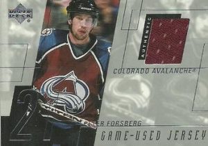 Game Used Jersey Peter Forsberg