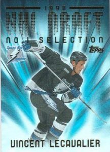 NHL Draft Number 1 Selection Vincent Lecavalier