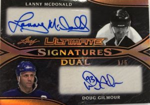 Ultimate Signatures 2 Lanny McDonald, Doug Gilmour