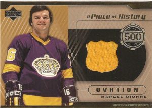 A Piece of History 500 Goal Club Marcel Dionne A Piece of History 500 Goal Club Marcel Dionne