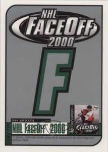 NHL Faceoff 2000 Game Card F