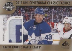 2017 NHL Centennial Classic Fabrics Patch Nazem Kadri